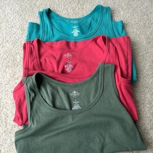 Cotton Tank Top Bundle Lot (3)